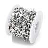 304 Stainless Steel Heart Link Chains CHS-N009-01A-P-2