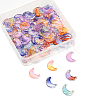 100Pcs 5 Colors Glass Pendants GLAA-CJ0001-64-3