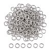 Tarnish Resistant 304 Stainless Steel Open Jump Rings STAS-E067-08-8mm-1