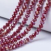 Electroplate Glass Beads Strands LS-EGLA-A034-P4mm-B04-1