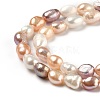 Natural Cultured Freshwater Pearl Beads Strands PEAR-L033-31G-2