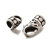 304 Stainless Steel Fold Over Clasps STAS-R140-14AS-02-2
