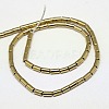 Electroplate Non-magnetic Synthetic Hematite Beads Strands G-J162-C-01-2