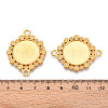 Non-Tarnish 304 Stainless Steel Connector Cabochon Settings STAS-N114-03G-3