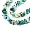 Electroplate Glass Beads Strands X-EGLA-N002-06G-3