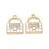 Alloy Enamel Pendants ENAM-F144-12D-2