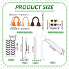 1Pc Polyester Articulated Goose Wings AJEW-WR0003-40-2