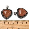 Synthetic Goldstone Pendants G-A095-01AS-06-3