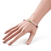 Glass & Lampwork Evil Eye Beaded Stretch Bracelet for Women BJEW-TA00136-01-3