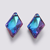 K9 Glass Rhinestone Pendants GLAA-K034-I02-1