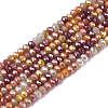 Electroplate Glass Beads Strands EGLA-S192-001A-A03-1