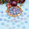 150Pcs Acrylic Bead Caps OACR-DC0001-31B-4