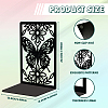 Non-Skid Iron Bookend Display Stands AJEW-WH0548-007-2