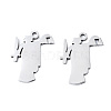 Non-Tarnish 201 Stainless Steel Pendants STAS-T044-253P-1