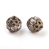 Brass Rhinestone Beads RB-A011-8mm-01AB-NF-2
