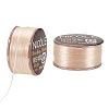 Nylon Beading Thread NWIR-WH0005-10S-1