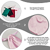 20Pcs 5 Colors Rectangle Velvet Packing Pouches TP-NB0001-51-4