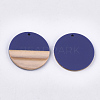 Rubberized Style Acrylic Pendants X-OACR-T011-03-2