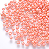 8/0 Baking Paint Glass Round Seed Beads SEED-S036-01B-17-1