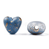 Transparent Frosted Spray Painted Acrylic Beads X1-FACR-TAC0004-02E-2