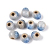 Handmade Crackle Porcelain Beads PORC-Q008-06B-09-1