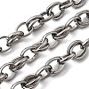 304 Stainless Steel Oval Link Chains CHS-Z007-07P-1