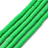 Handmade Polymer Clay Beads Strands CLAY-R089-8mm-Q071-1