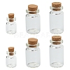 30Pcs 3 Styles Mini Cute Small Glass Jar Glass Bottles AJEW-YW0001-45-1