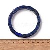 Natural Lapis Lazuli Bead Stretch Bracelets for Women Men BJEW-C097-02A-09-3