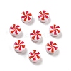 Two Tone Opaque Acrylic Beads X-OACR-D282-04A-1