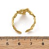 Irregular 304 Stainless Steel Open Cuff Rings RJEW-R014-03G-05-5