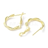 925 Sterling Silver Hoop Earrings EJEW-K258-09G-2