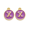 Golden Plated Alloy Enamel Charms LS-ENAM-Q437-12X-1