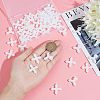 Olycraft 48Pcs 2 Style Plastic Toy Skeleton Joint Findings DIY-OC0009-55-3