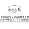 Iron Rhinestone Strass Chains CH-YW0003-01B-NF-4