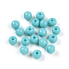 Opaque Solid Color Glass Beads X1-GLAA-N007-4mm-A03-1