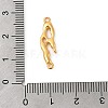 925 Sterling Silver Irregular Shaped Chandelier Component Links STER-D288-01G-3