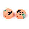Halloween Handmade Polymer Clay Beads CLAY-T022-15C-2