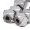 Electroplate Non-magnetic Synthetic Hematite Beads Strands G-T061-05C-3