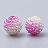 Imitation Pearl Acrylic Beads OACR-T004-10mm-12-2