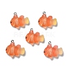 Opaque Resin Pendants RESI-D055-091P-01-1