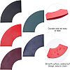 CHGCRAFT 5Pcs 5 Colors Leather Corner Bookmark FIND-CA0004-58-5