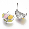 (Jewelry Parties Factory Sale)Alloy Enamel Stud Earring EJEW-N012-16P-3