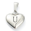 304 Stainless Steel Pendants STAS-P278-01U-P-1