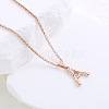 Stainless Steel Letter Pendant Necklaces for Women Men GR8130-1-1