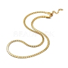 304 Stainless Steel Herringbone Chain Necklaces NJEW-P282-01G-2
