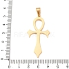 304 Stainless Steel Pendants STAS-P421-07G-3