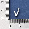 925 Sterling Silver with Cubic Zirconia Charms STER-Q004-01V-S-3