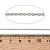 Non-Tarnish 304 Stainless Steel Cable Chains X-CHS-Q001-09-100m-3