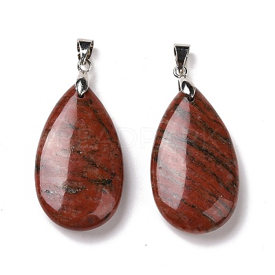 Natural Sesame Jasper Pendants G-D084-01P-B21-1